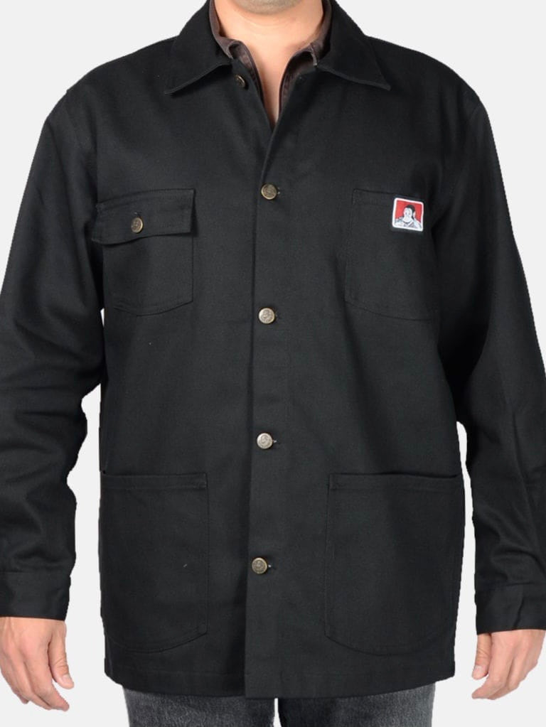 Ben Davis Black Chore Coat – Beasleys Clothing